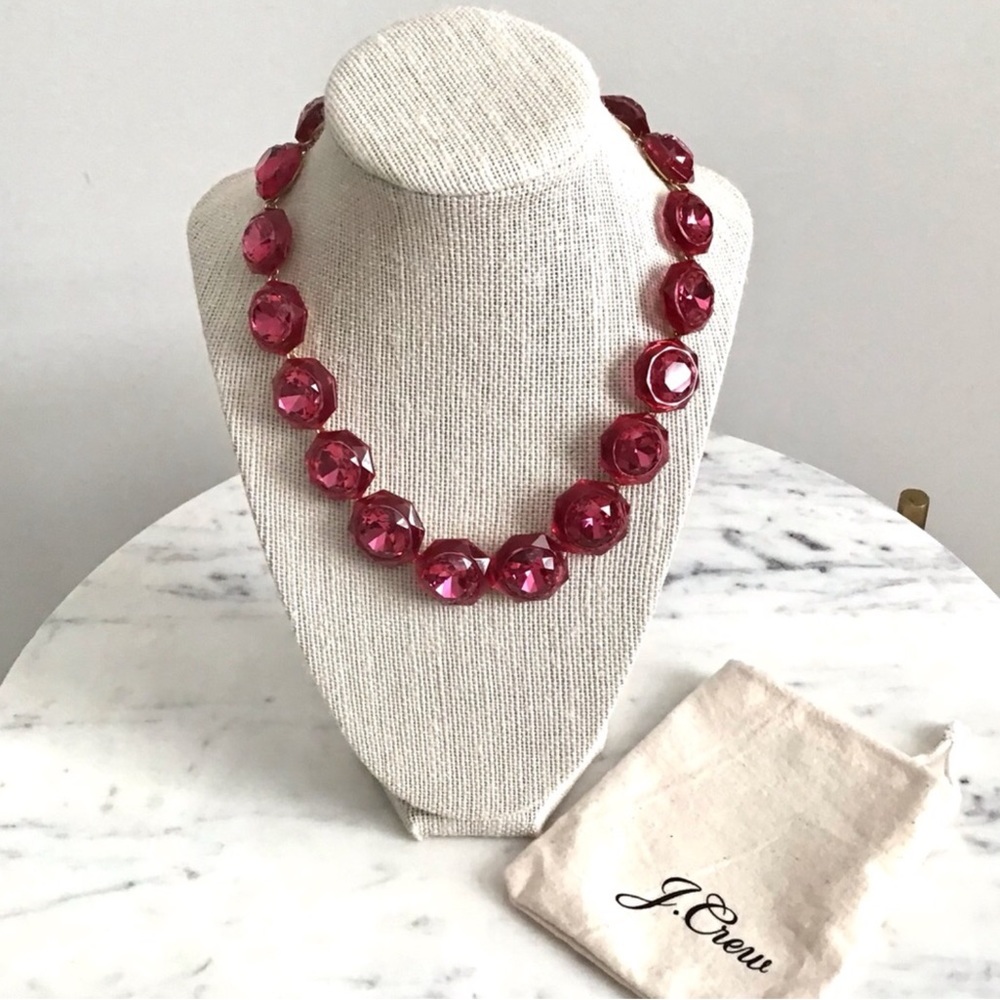 J. CREW Necklace Crystals Gemstones Gorgeous RARE New With Tag - Picture 8 of 10